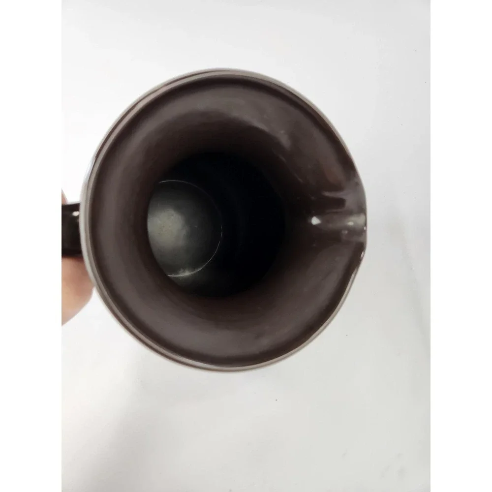 Franciscan Jamoca Water Milk Pitcher Pottery decor ‎ Flower Vase Planter Brown